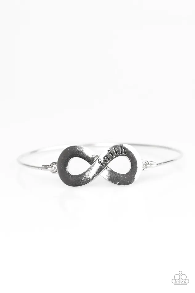Paparazzi Jewelry Paparazzi Bracelet Keep The Faith Silver Bracelets