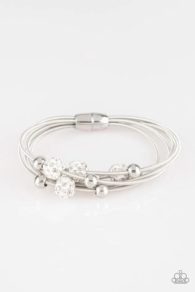 Paparazzi Jewelry Paparazzi Bracelet Marvelously Magnetic White Bracelets