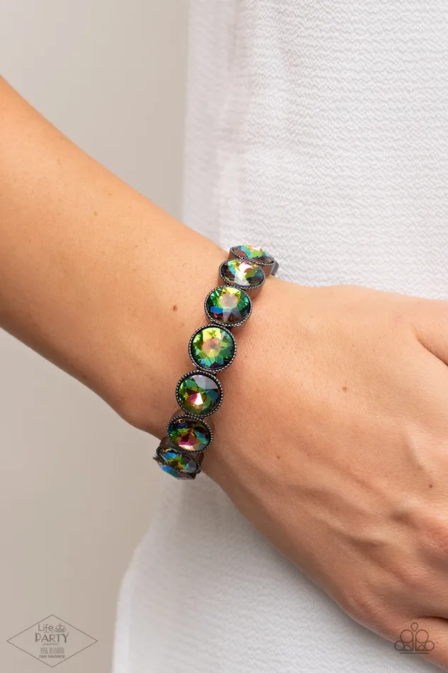 Paparazzi Jewelry Paparazzi Bracelet Number One Knockout Oil Spill Multi Bracelets