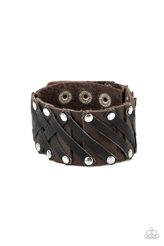 Paparazzi Jewelry Paparazzi Bracelet Rebel Rumble Brown Bracelets