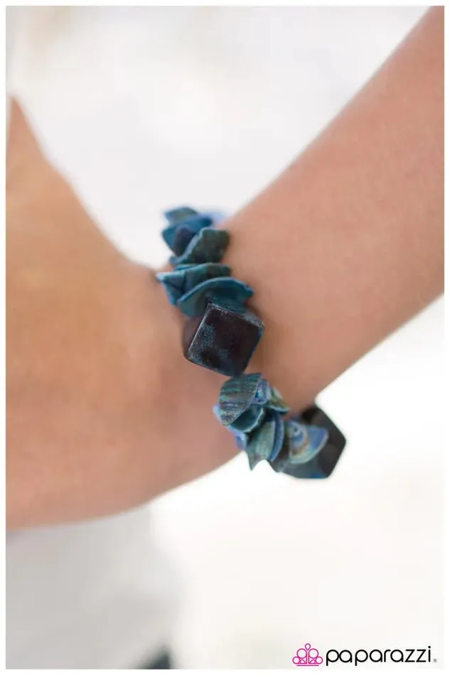 Paparazzi Jewelry Paparazzi Bracelet So Glad To SEA You Blue Bracelets