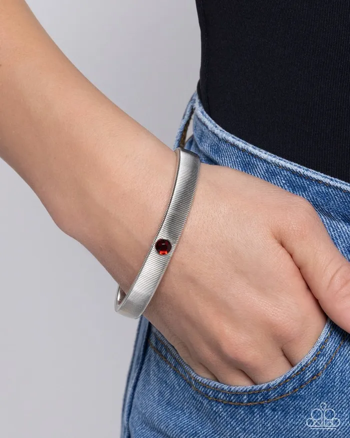 Paparazzi Jewelry Paparazzi Bracelet Surprising Solo Red Bracelets