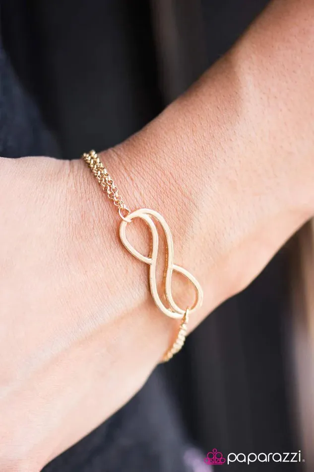 Paparazzi Jewelry Paparazzi Bracelet Til The End Of Time Gold Bracelets
