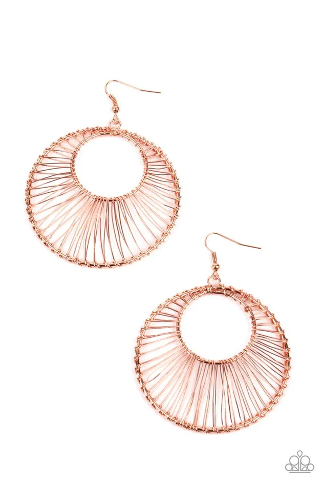 Paparazzi Jewelry Paparazzi Earring Artisan Applique Copper Earrings Paparazzi Jewelry Paparazzi Earring Artisan Applique Copper Earrings