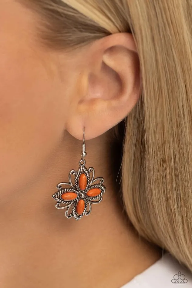 Paparazzi Jewelry Paparazzi Earring Badlands Ballad Orange Earrings