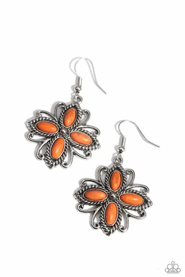Paparazzi Jewelry Paparazzi Earring Badlands Ballad Orange Earrings Paparazzi Jewelry Paparazzi Earring Badlands Ballad Orange Earrings