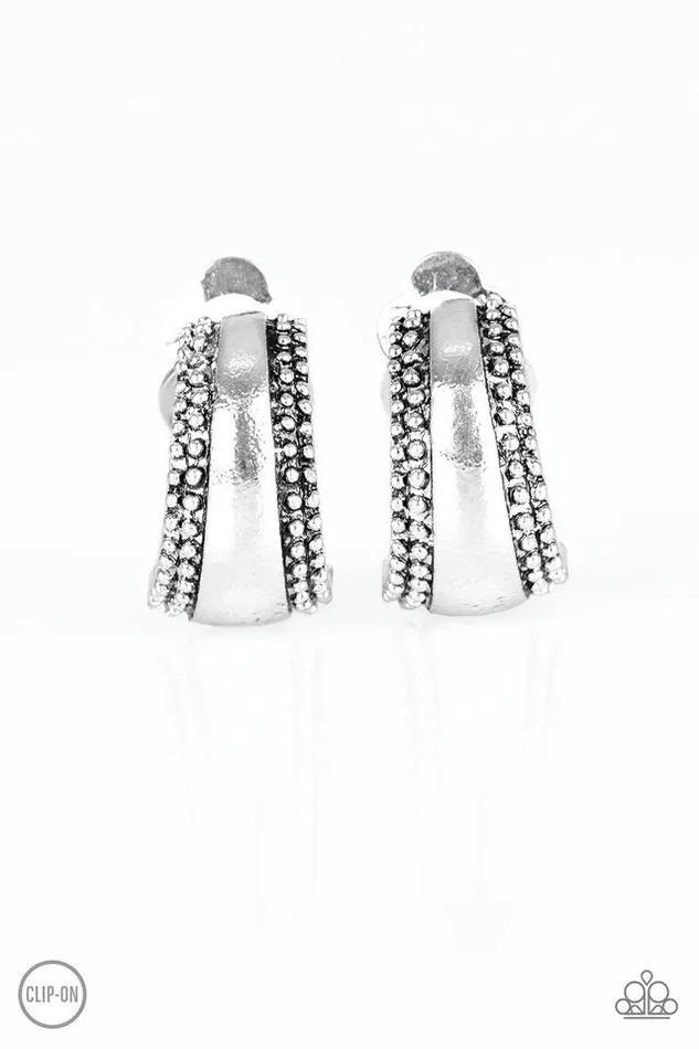 Paparazzi Jewelry Paparazzi Earring Bells Ringing Silver Earrings
