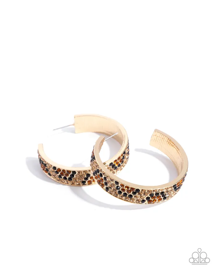 Paparazzi Jewelry Paparazzi Earring Cheetah Clique Gold Earrings Paparazzi Jewelry Paparazzi Earring Cheetah Clique Gold Earrings