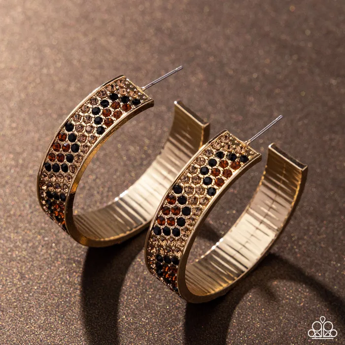 Paparazzi Jewelry Paparazzi Earring Cheetah Clique Gold Earrings Paparazzi Jewelry Paparazzi Earring Cheetah Clique Gold Earrings