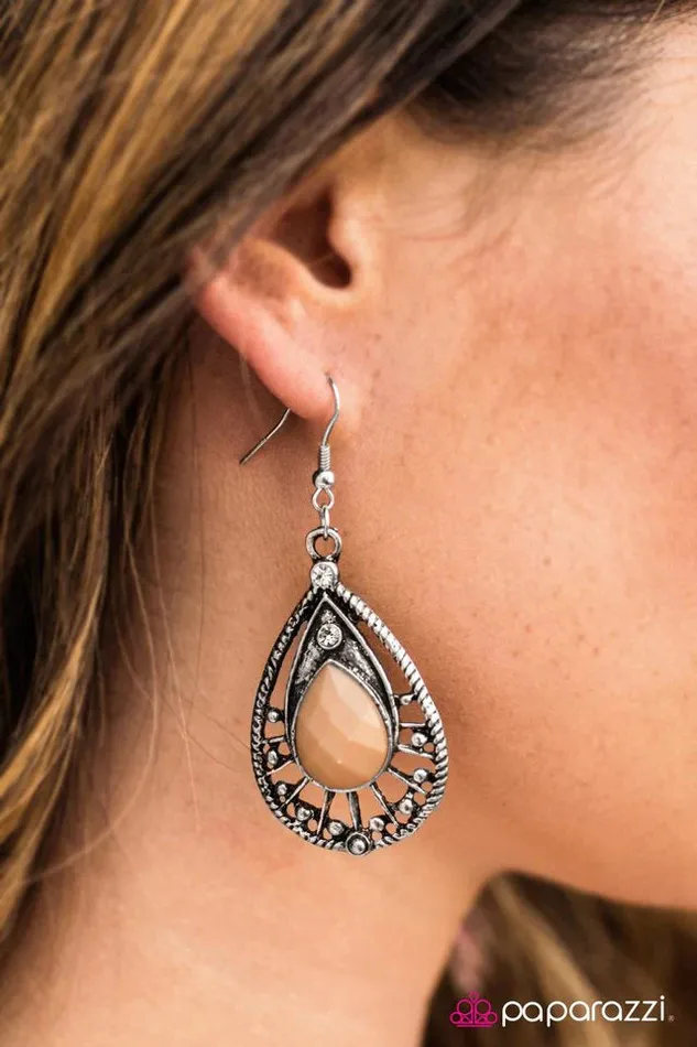 Paparazzi Jewelry Paparazzi Earring Colorcopia Brown Earrings