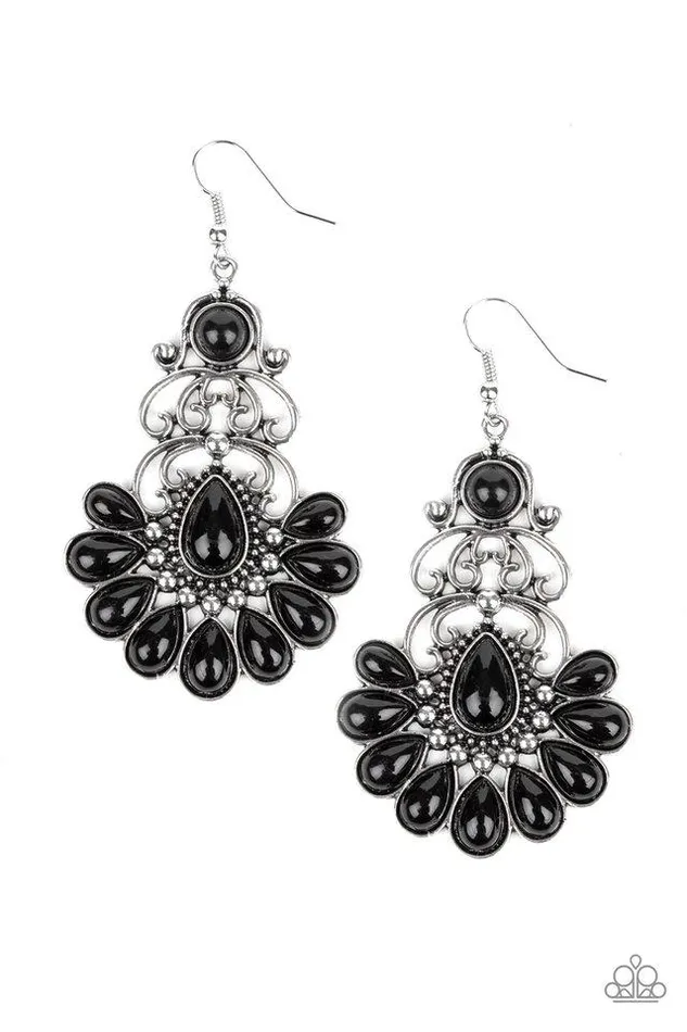 Paparazzi Jewelry Paparazzi Earring Paradise Parlor Black Earrings