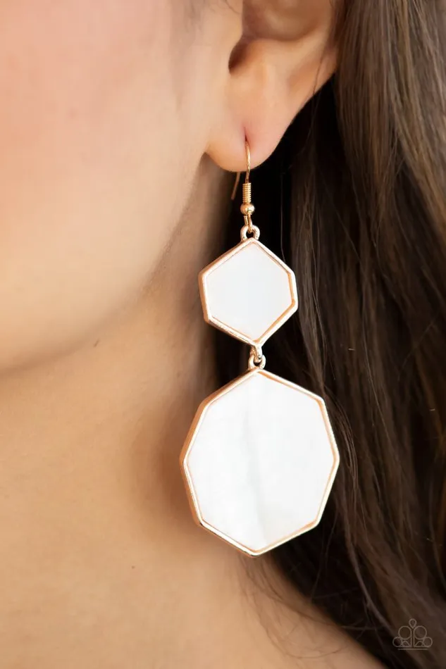 Paparazzi Jewelry Paparazzi Earring Vacation Glow Rose Gold Earrings