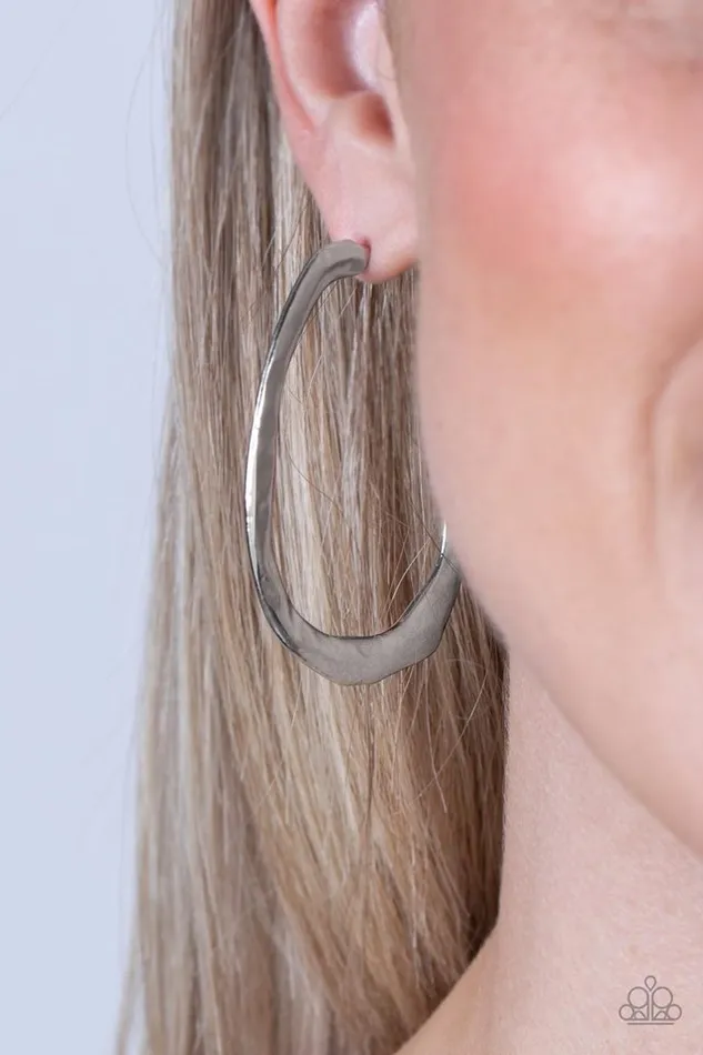 Paparazzi Jewelry Paparazzi Earring WARPED Speed Silver Earrings