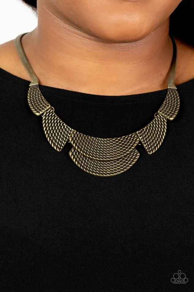 Paparazzi Jewelry Paparazzi Necklace Empress Empire Brass Necklaces