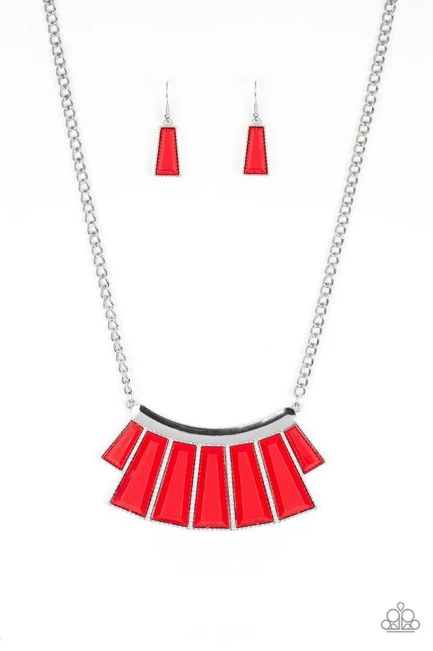 Paparazzi Jewelry Paparazzi Necklace Glamour Goddess Red Necklaces