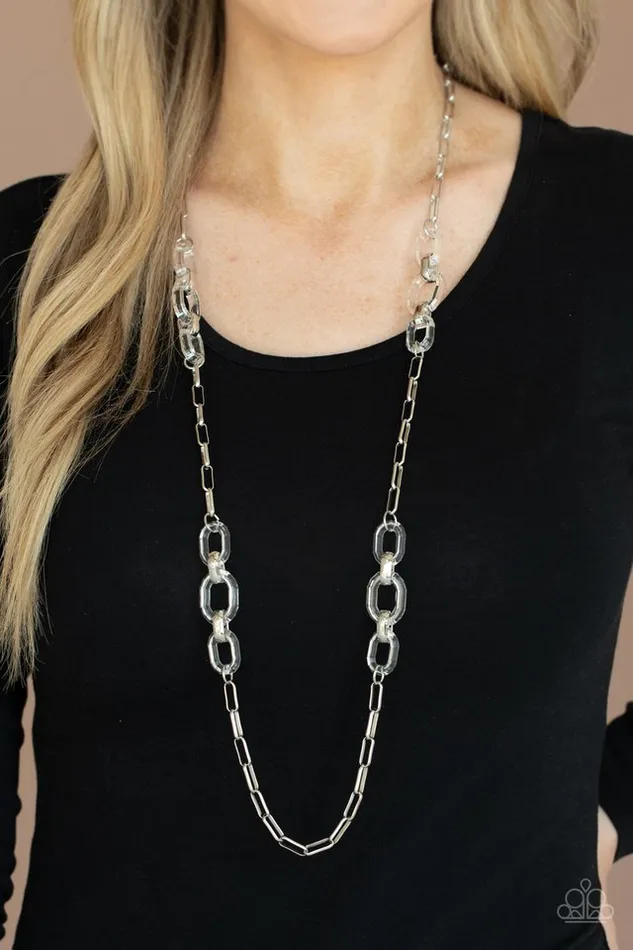 Paparazzi Jewelry Paparazzi Necklace Have I Made Myself Clear White Necklaces