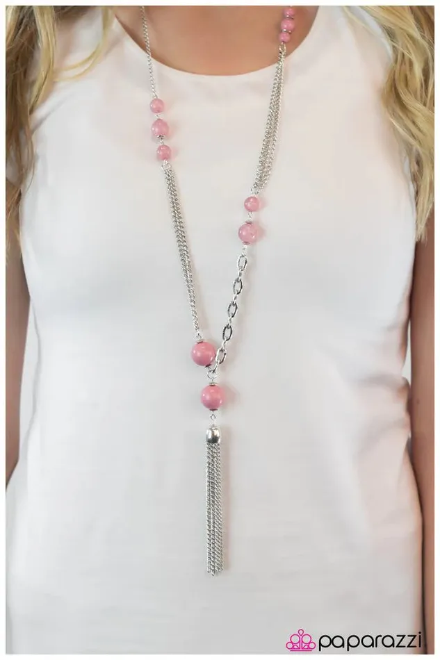 Paparazzi Jewelry Paparazzi Necklace How Low Can You Go Pink Necklaces