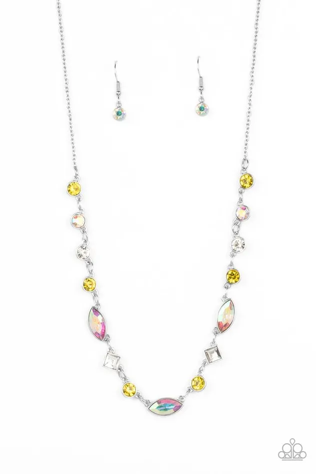 Paparazzi Jewelry Paparazzi Necklace Irresistible HEIRidescence Yellow Necklaces Paparazzi Jewelry Paparazzi Necklace Irresistible HEIRidescence Yellow Necklaces