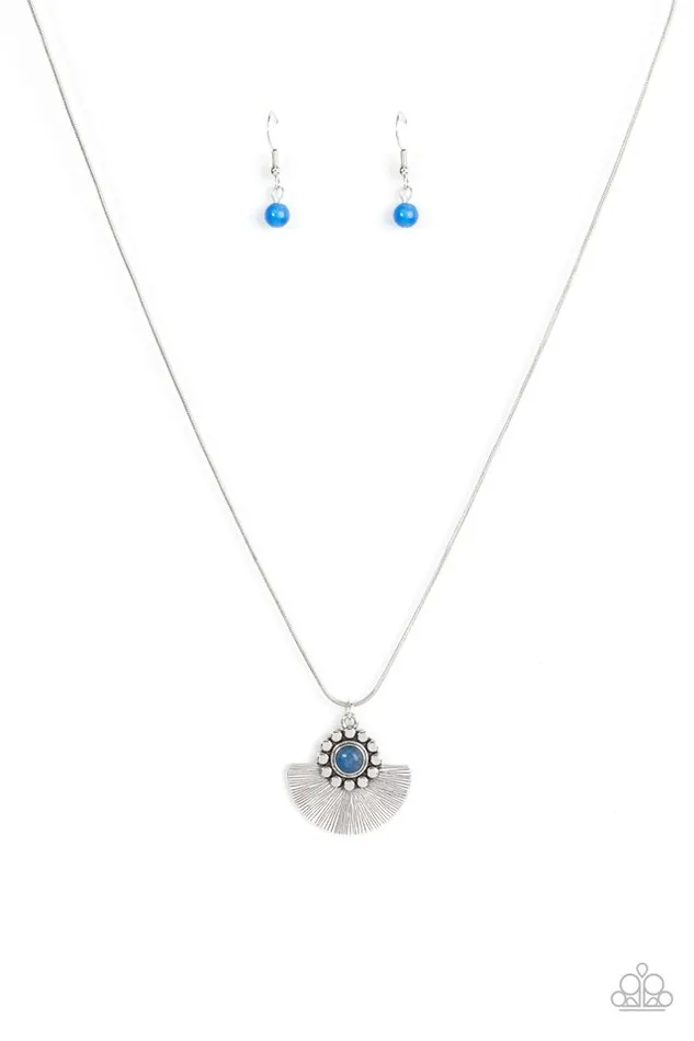 Paparazzi Jewelry Paparazzi Necklace Magnificent Manifestation Blue Necklaces