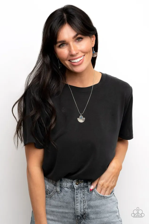 Paparazzi Jewelry Paparazzi Necklace Magnificent Manifestation Blue Necklaces