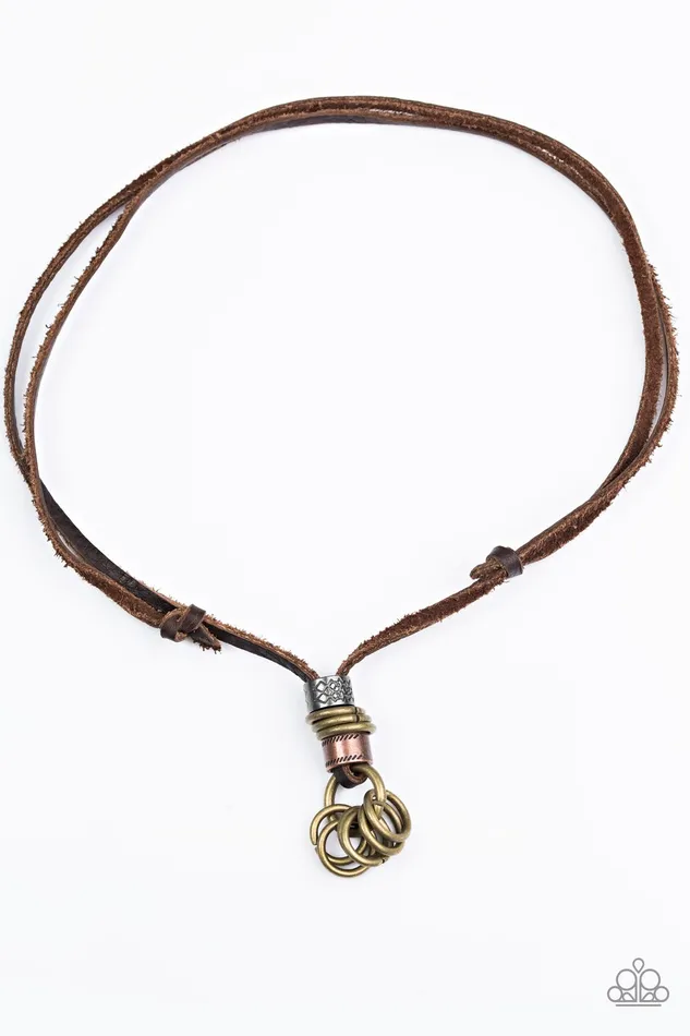 Paparazzi Jewelry Paparazzi Necklace Ringmaster Brown Necklaces
