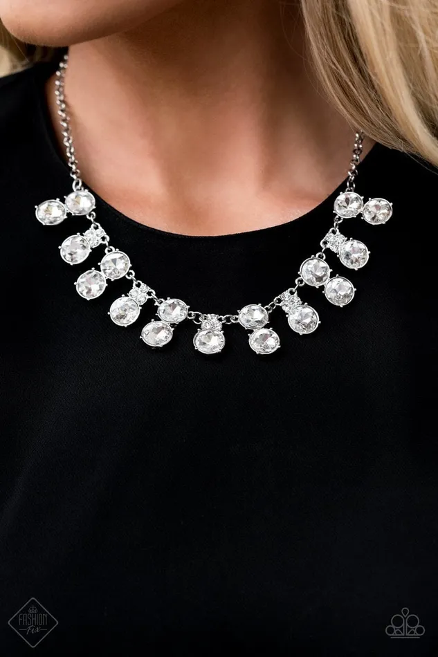 Paparazzi Jewelry Paparazzi Necklace Top Dollar Twinkle White Necklaces