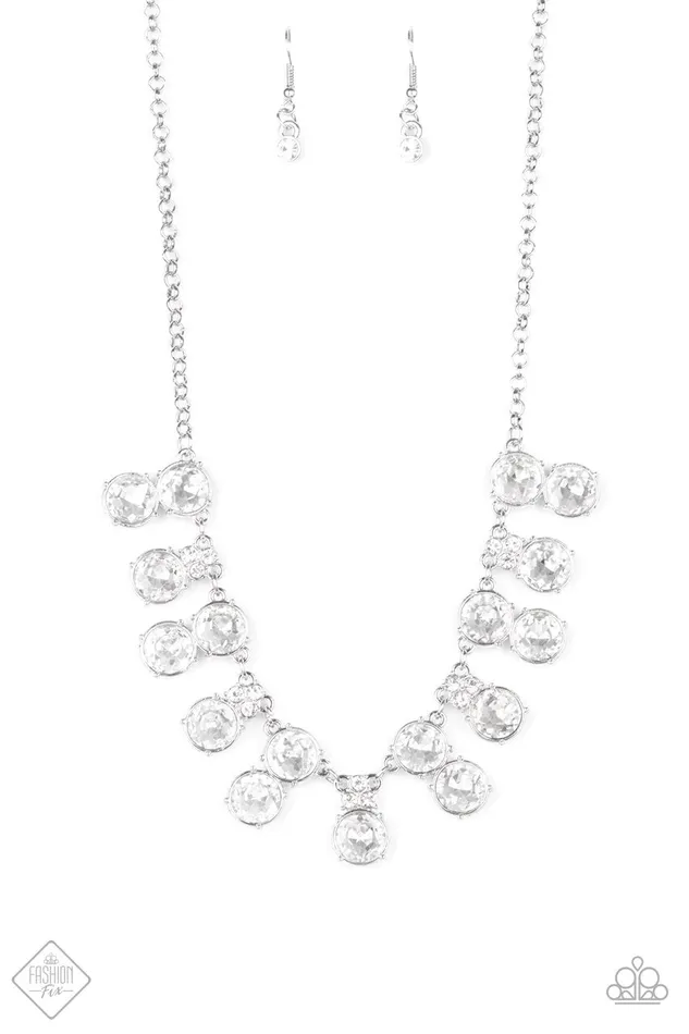 Paparazzi Jewelry Paparazzi Necklace Top Dollar Twinkle White Necklaces
