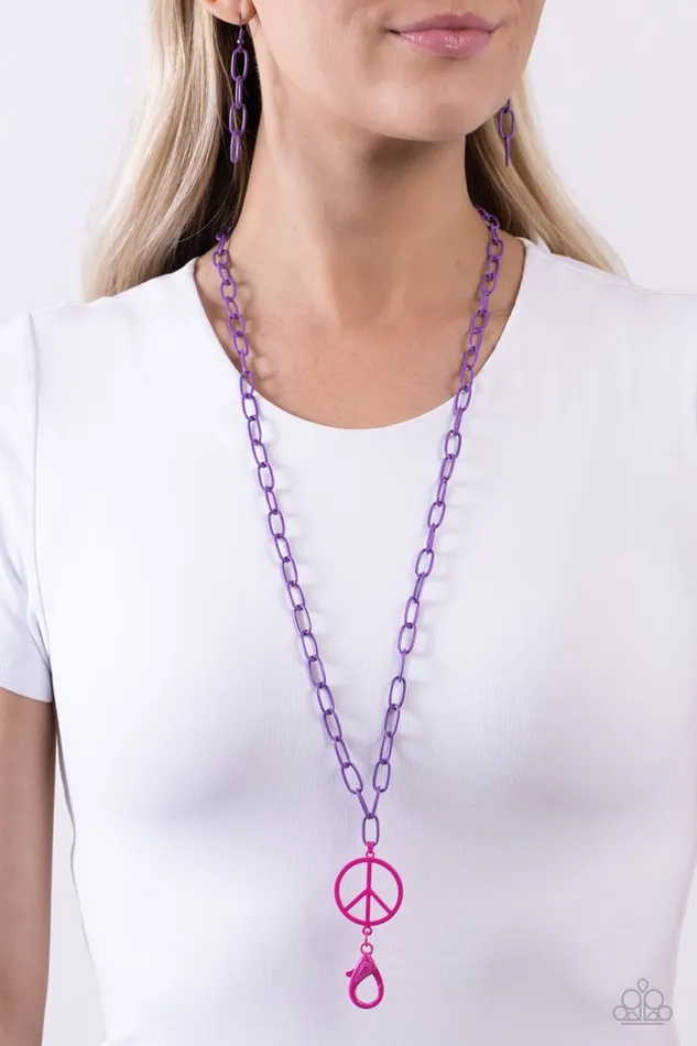 Paparazzi Jewelry Paparazzi Necklace Tranquil Unity Purple Necklaces