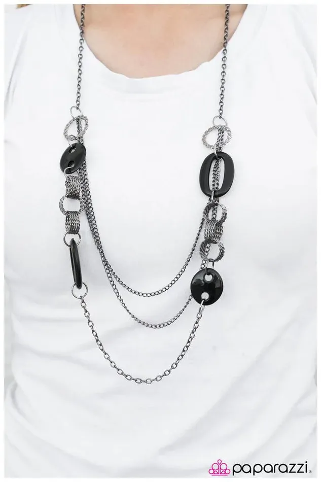 Paparazzi Jewelry Paparazzi Necklace Truly An Icon Black Necklaces