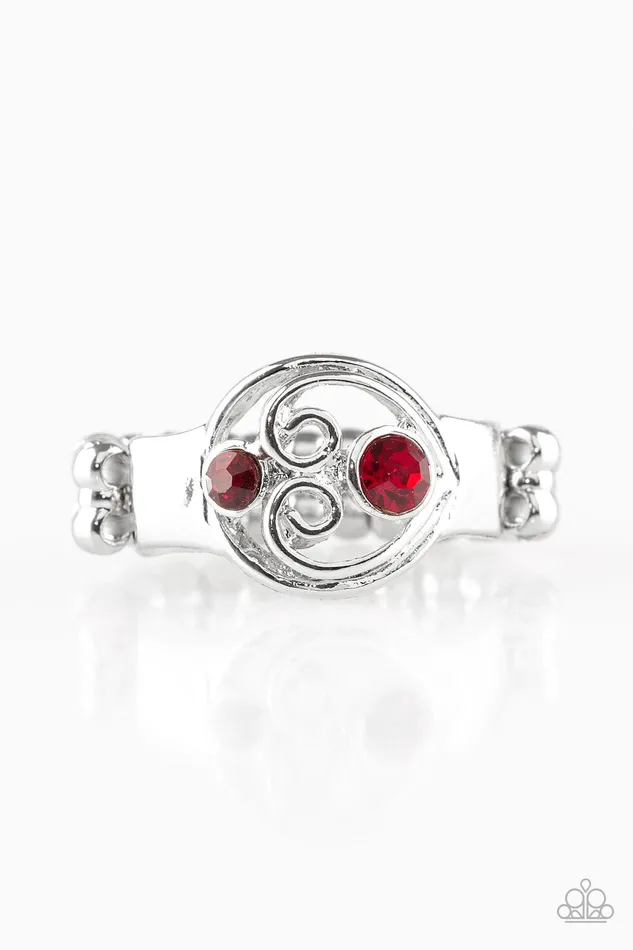 Paparazzi Jewelry Paparazzi Ring Oceanic Bliss Red Rings