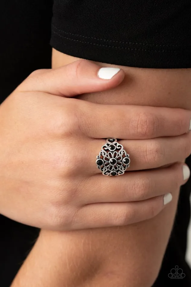 Paparazzi Jewelry Paparazzi Ring One DAISY At A Time Black Rings