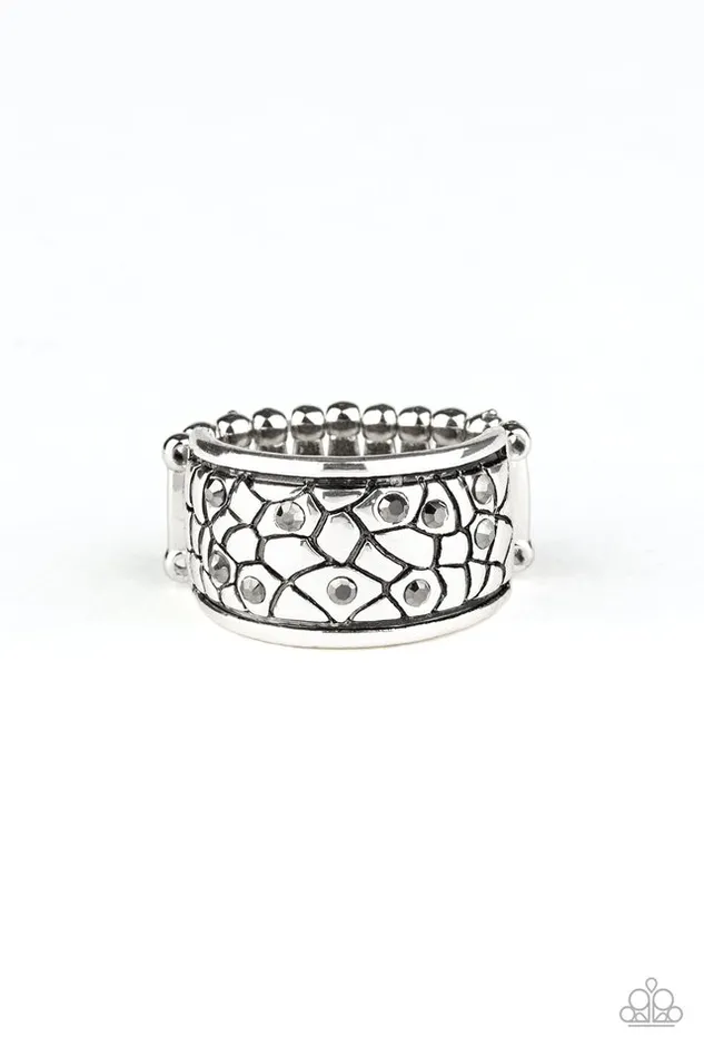 Paparazzi Jewelry Paparazzi Ring Pick Up The Pieces Silver Rings Paparazzi Jewelry Paparazzi Ring Pick Up The Pieces Silver Rings
