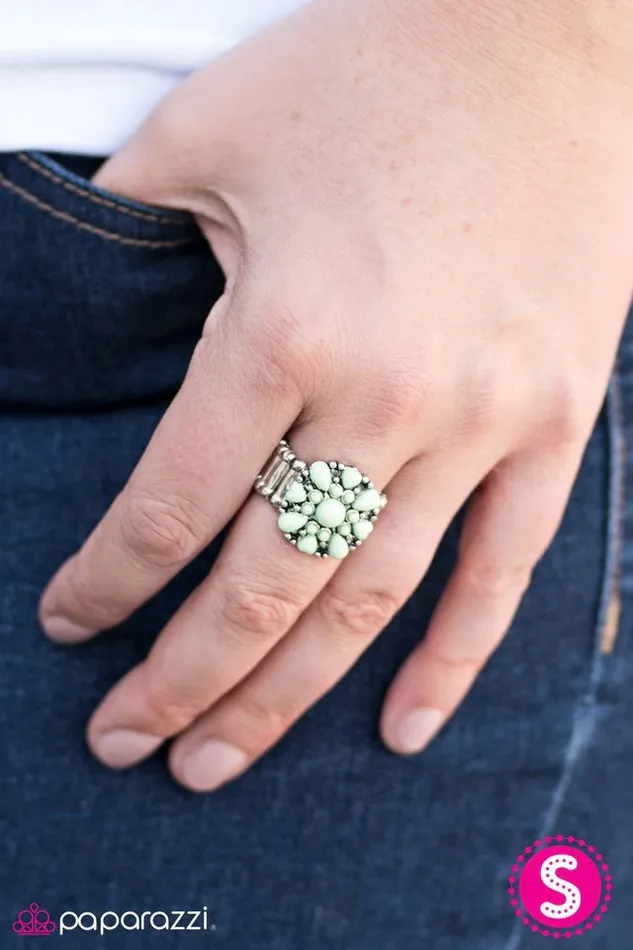 Paparazzi Jewelry Paparazzi Ring Summer Haze Green Rings
