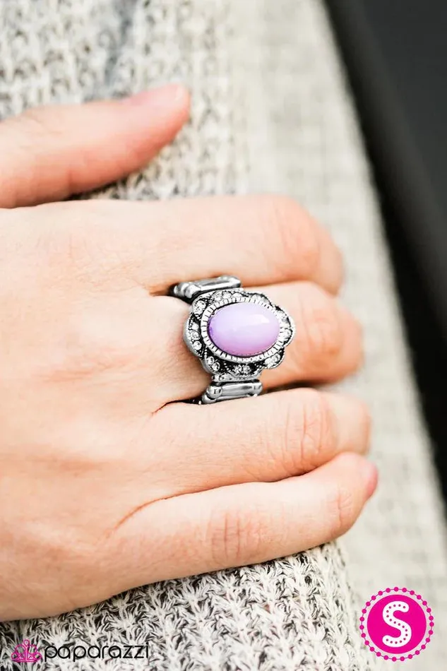 Paparazzi Jewelry Rings Paparazzi Ring Down The GARDENIA Path Purple