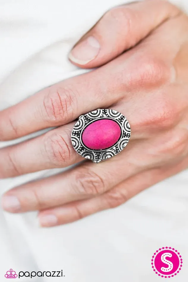 Paparazzi Jewelry Rings Paparazzi Ring Dune Chaser Pink