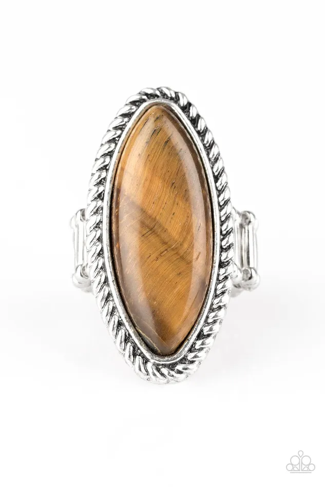 Paparazzi Jewelry Rings Paparazzi Ring Eco Ego Brown