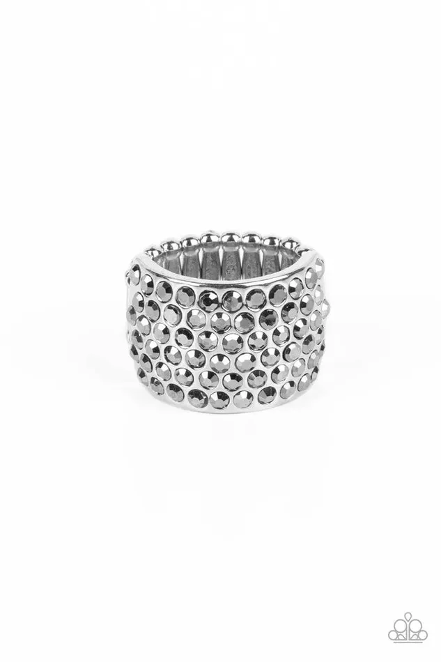 Paparazzi Jewelry Rings Paparazzi Ring Edgy Effulgence Silver