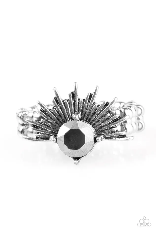 Paparazzi Jewelry Rings Paparazzi Ring Electric Eclipse Silver