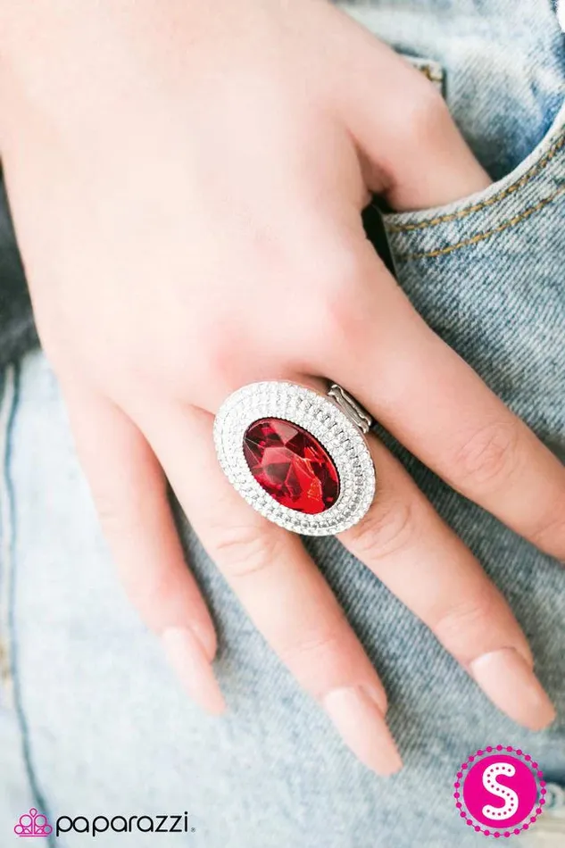 Paparazzi Jewelry Rings Paparazzi Ring Empire Built Red