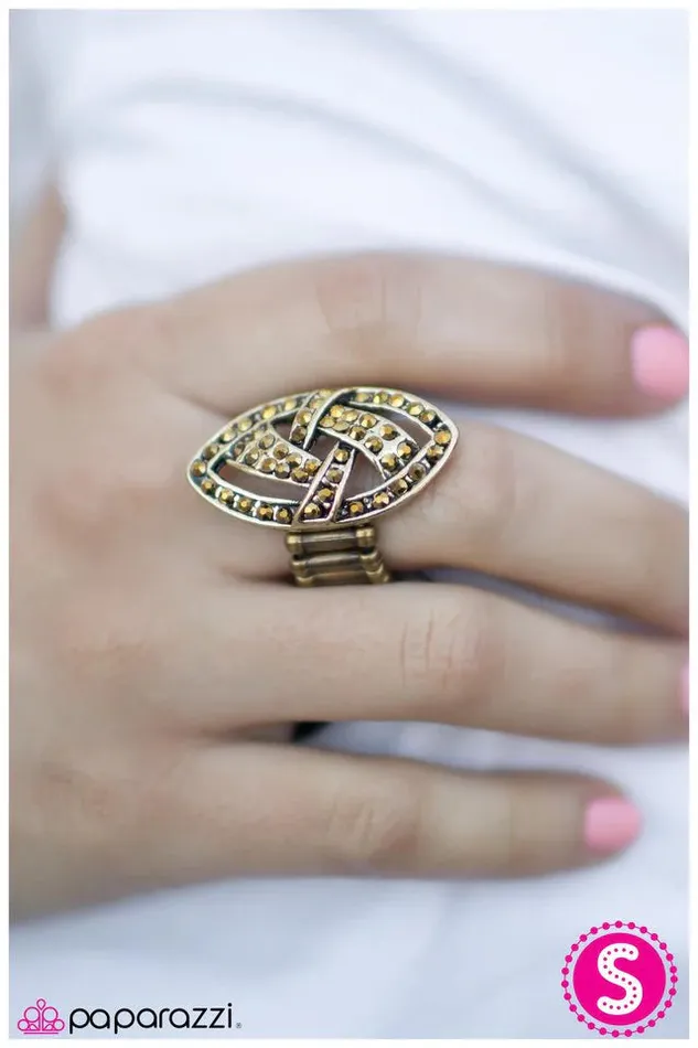 Paparazzi Jewelry Rings Paparazzi Ring Game Time Brass