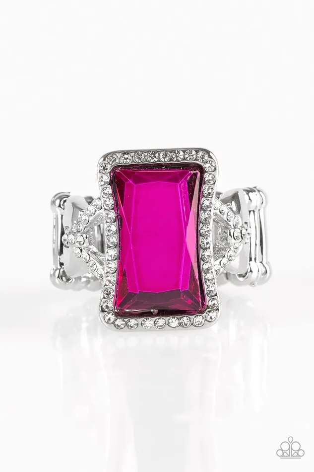 Paparazzi Jewelry Rings Paparazzi Ring Glamour Icon Pink