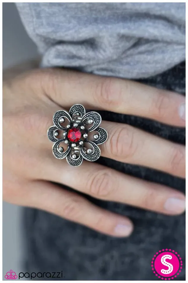 Paparazzi Jewelry Rings Paparazzi Ring Growing Admiration Red