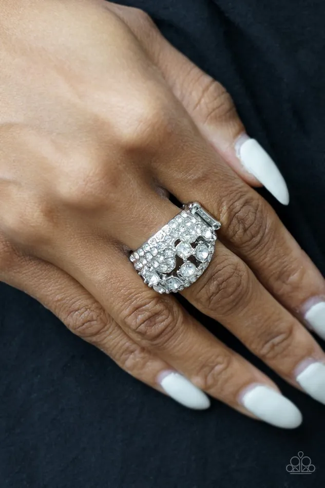 Paparazzi Jewelry Rings Paparazzi Ring Imperial Incandescence White