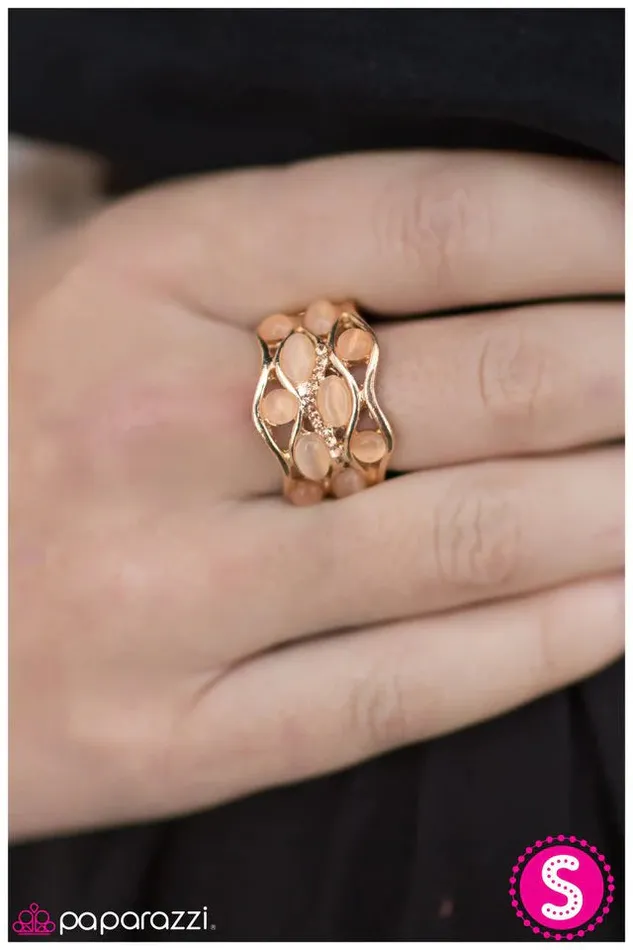 Paparazzi Jewelry Rings Paparazzi Ring Just GLOW With It Gold