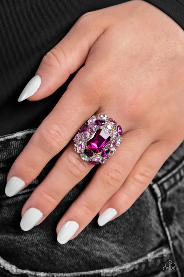 Paparazzi Jewelry Rings Paparazzi Ring Perfectly Park Avenue Pink