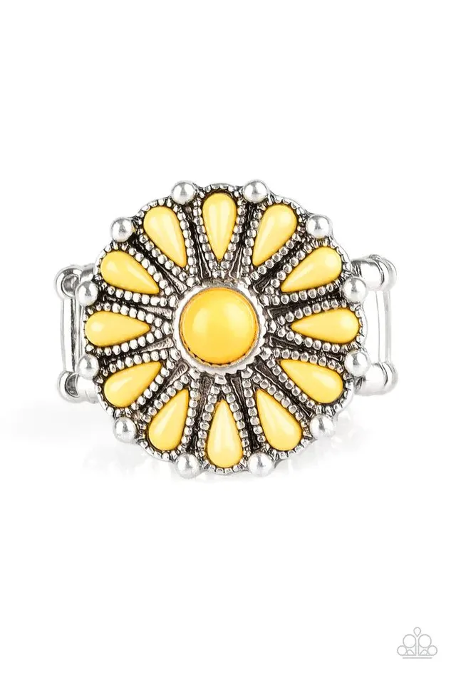 Paparazzi Jewelry Rings Paparazzi Ring Poppy Poptastic Yellow
