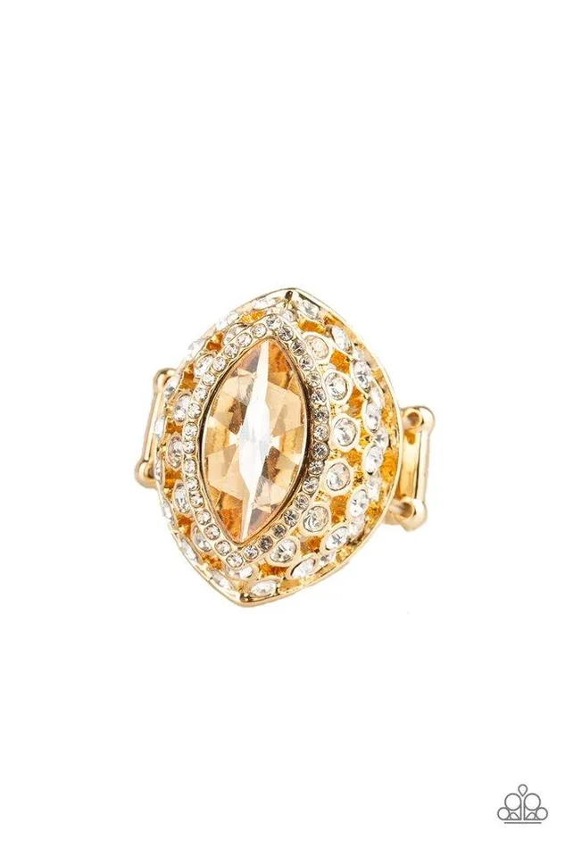 Paparazzi Jewelry Rings Paparazzi Ring Royal Radiance Gold