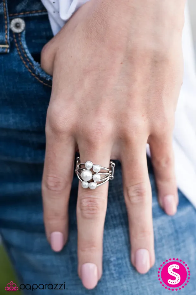 Paparazzi Jewelry Rings Paparazzi Ring Secretly A Mermaid White