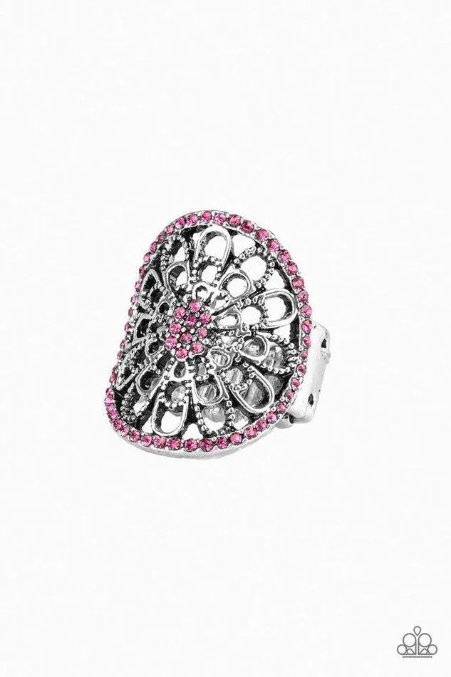 Paparazzi Jewelry Rings Paparazzi Ring Springtime Shimmer Pink