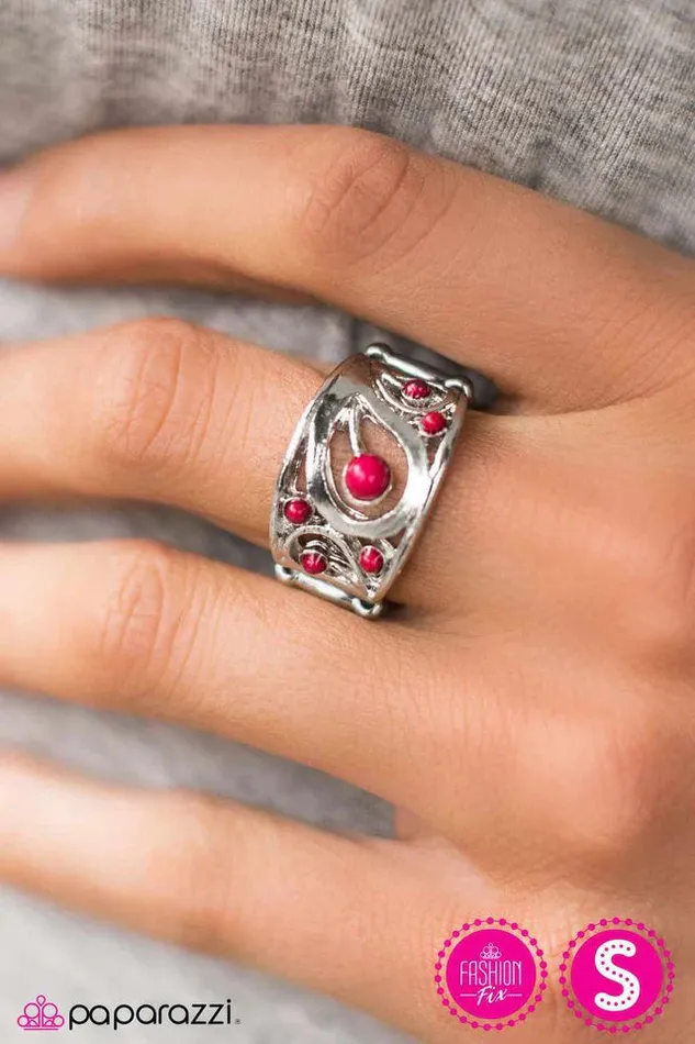 Paparazzi Jewelry Rings Paparazzi Ring Subtle Movement Pink